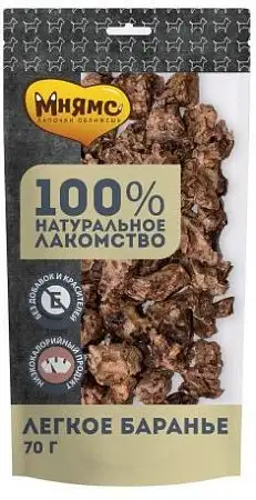Купить Мнямс лакомство для собак Легкое баранье